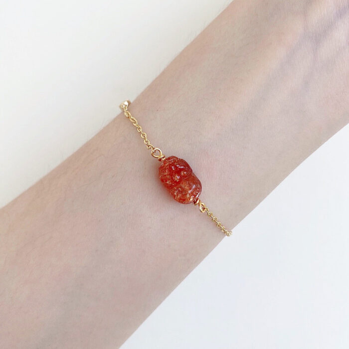 Golden Strawberry Quartz Pixiu