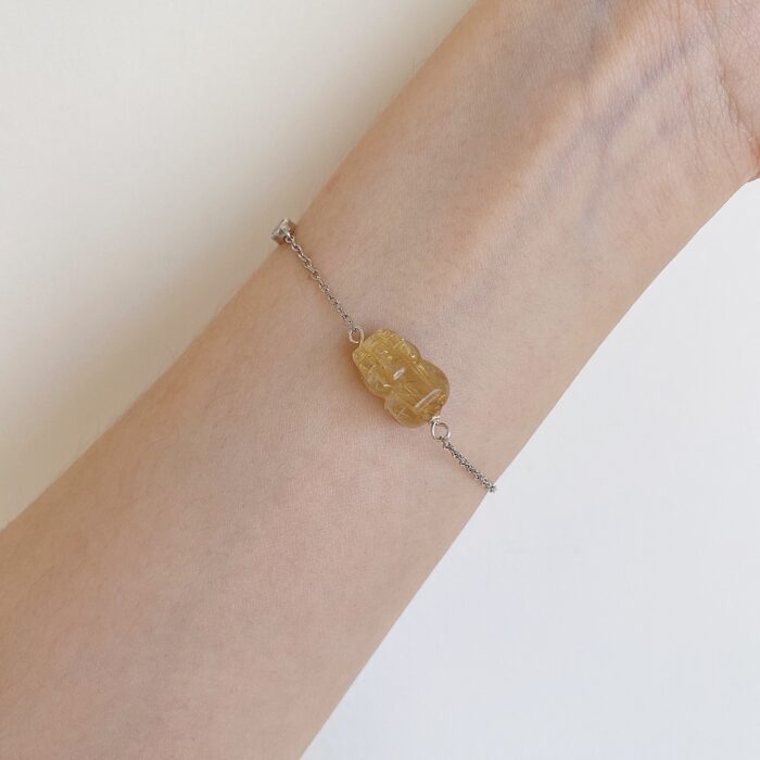 Golden Rutilated Pixiu