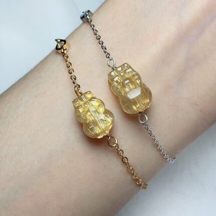 Golden Rutilated Pixiu