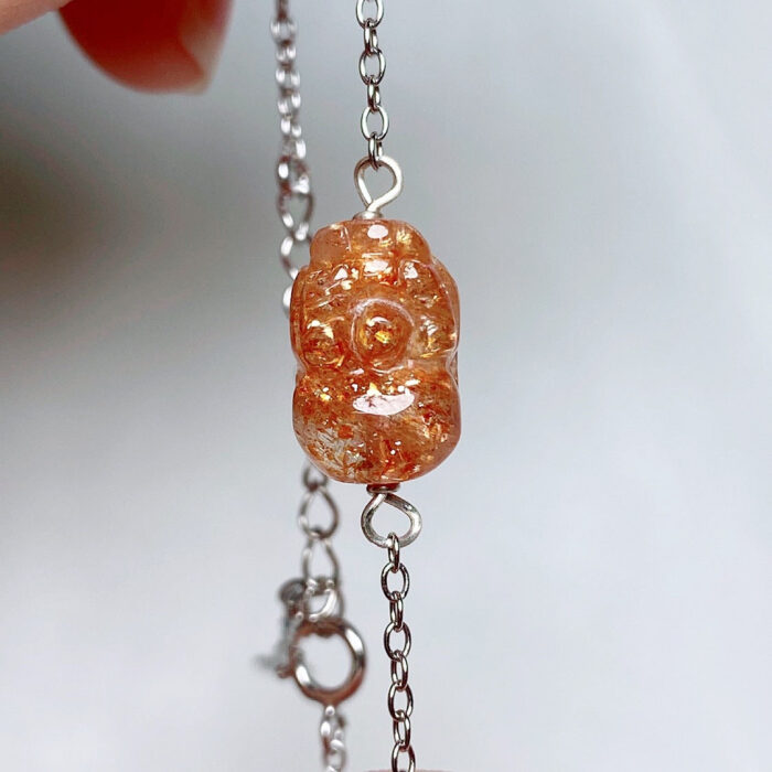 Golden Strawberry Quartz Pixiu